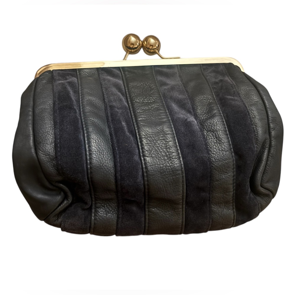 Ember Skye | Leather Black Clutch